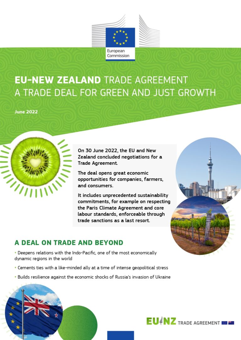 Parlament Europejski zatwierdził umowę o wolnym handlu z Nową Zelandią