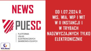 Od 1 lipca tego roku wiążące informacje w II instancji i w trybach nadzwyczajnych wyłącznie elektronicznie 