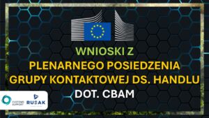 Wnioski z 66 plenarnego posiedzenia Grupy Kontaktowej ds. Handlu CBAM